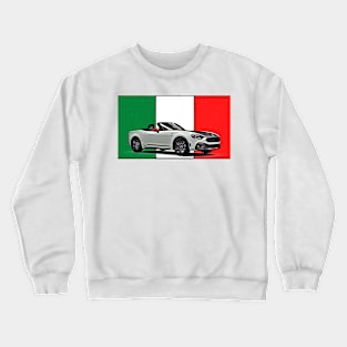 Abarth 124 Italian Print Crewneck Sweatshirt